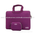 Elegant Purple Laptop Bag, Made of Nylon Material, OEM and ODM Orders Welcomed